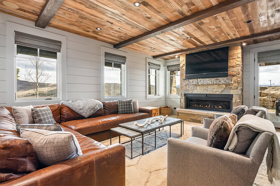 TV Room Fireplace