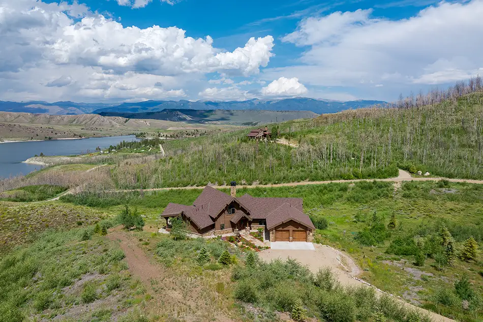 Aerial View at Homesteads Lot 7