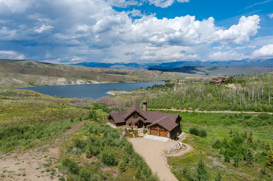 Aerial View at Homesteads Lot 7