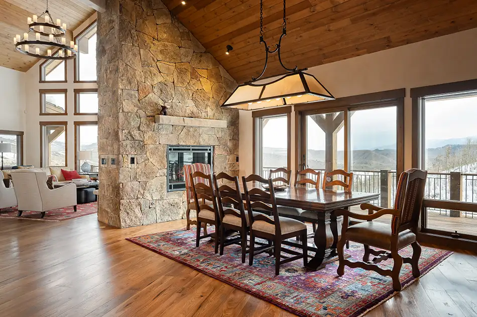 Dining Room at Homesteads Lot 7