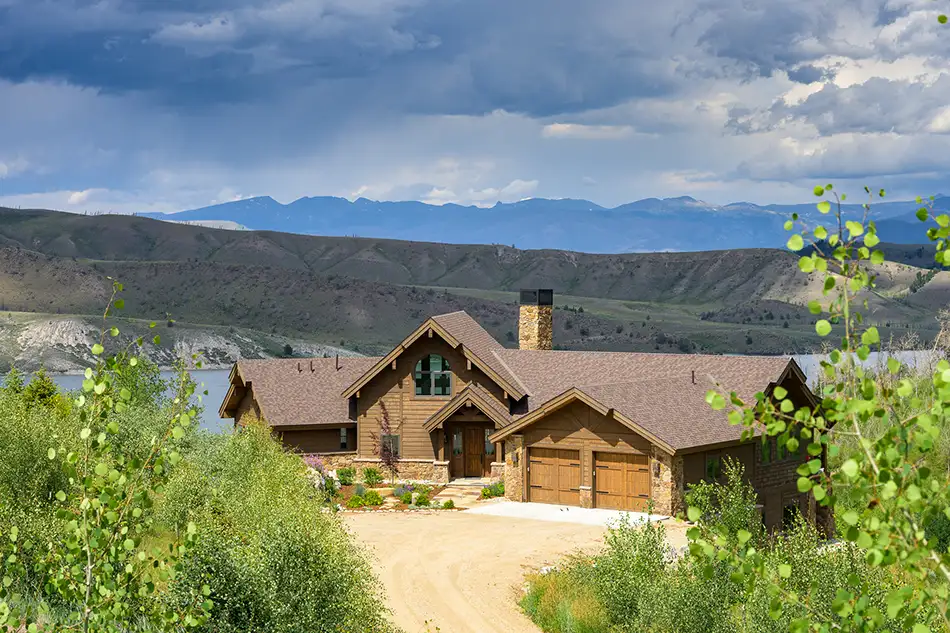 Exterior view at Homesteads Lot 7
