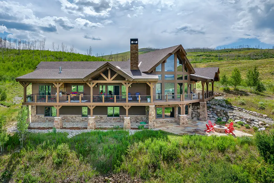 Exterior view at Homesteads Lot 7