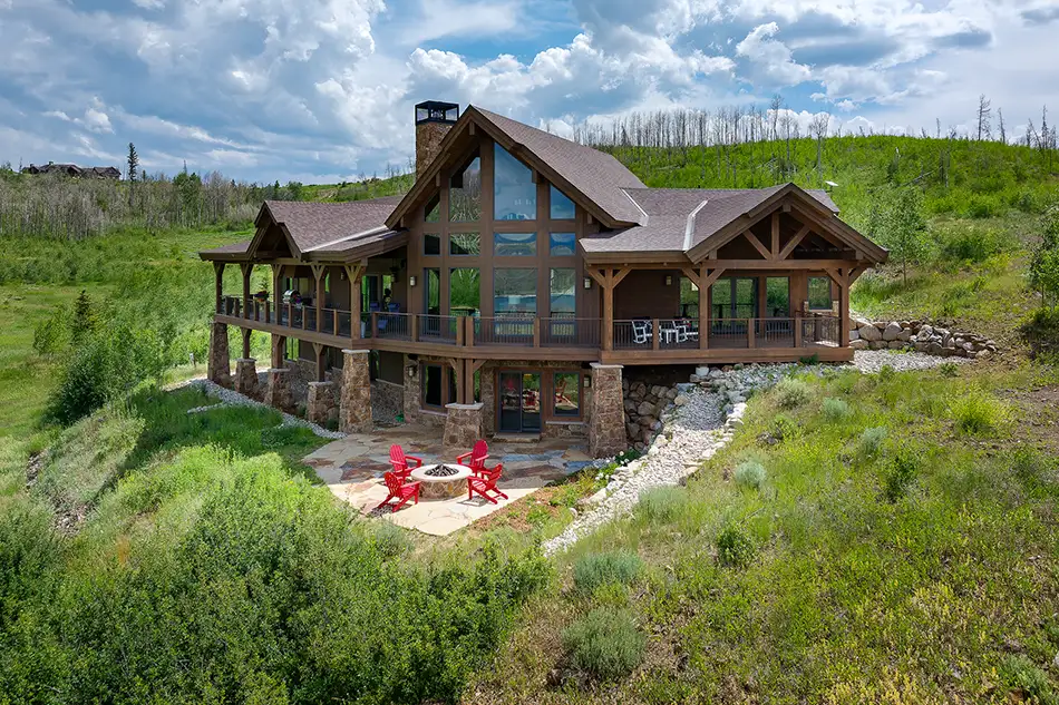 Exterior view at Homesteads Lot 7
