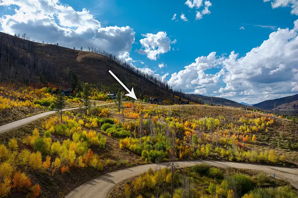 Chimney Rock Cabins Lot 9 view